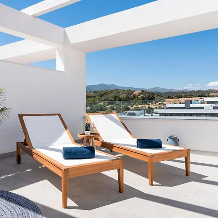 Sunny Terrace Penthouse Lägenhet *